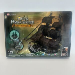 Queen Anne’s Revenge BlackBeard’s Ship 3D Puzzle 308 Pc CubicFun New Sealed Box